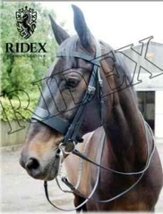 New Hunting Horse Bridle with Extra Wide Noseband, Available in All Sizes.