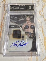 2021 Panini Select UFC – Autographed Memorabilia Bas Rutten Crown MINT 9 /149