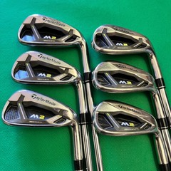 TaylorMade M2 Iron Set 6pcs 5-Pw Flex S Stiff REAX 88 RH