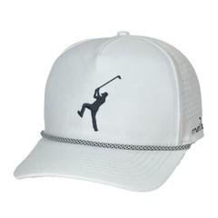 «Muni Man» – Funny Golf Hat – White – Adjustable