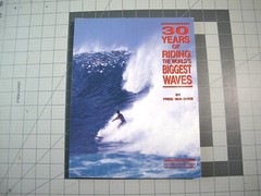 vtg 1989 30 Years Riding the Biggest Waves surf book Van Dyke signed