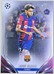 2023-24 Topps CHROME Lamine Yamal #64 FC Barcelona Rookie RC