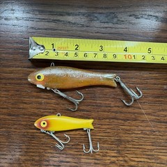 VINTAGE DOUG ENGLISH KING BINGO FISHING LURE and Mitey Minnow