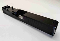 Black DLC Stripped Slide with RMR Cut for G17 Gen 3 – OEM Look Finish