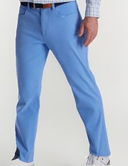 Footjoy Men’s 38x34Tan Cotton Twill 5 Pocket Straight Leg Pants, NWT LAGOON BLUE