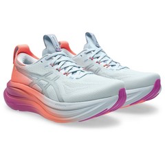 ASICS Women’s Gel-Nimbus 28 Sunny Sizzle Running Shoes, Sky/Digital Sakura