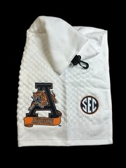 Auburn University (1985-1997 Version) Golf Towel (6in X 23in) 50k Stitches