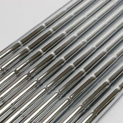 10 NEW MAGNUM S-40 STIFF FLEX STAINLES STEEL IRON SHAFTS (.370 TIP) +11 FERRULES