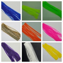 Nimrod’s Tackle SOLID COLOR SILICONE SKIRTING TABS LEGS You Pick 10, 24 or 100