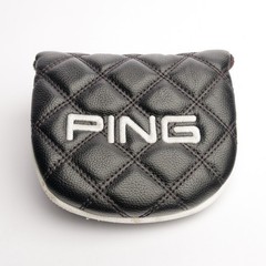 PING Quilted Black Mallet Putter Head cover – Magnetic Closure – NICE