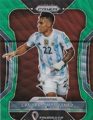 LAUTARO MARTINEZ GREEN WAVE PRIZM FIFA WORLD CUP QATAR 2022