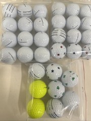 32 MAXFLI TOUR ( WHITE/ YELLOW) GOLF BALLS