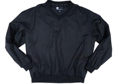 NEW JOS A BANK leadbetter golf mens XL performance windshirt pullover jacket blk