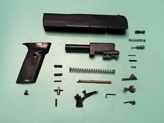 USED STALLARD JS9 PARTS BLACK SLIDE BARREL FIRING PIN SPRINGS PLUNGER SAFETY