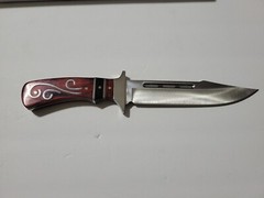 BLACKHILLS STEEL 12″ DAGGER 3CR13 STAINLES BLADE WOOD HANDLE INLAY W/SHEATH NEW