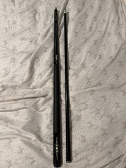 Black Two-Piece Billiard Pool Cue Stick 2-Section MPN Does Not Apply