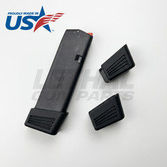 Glock +0 Base Plate Grip Extension Floor Plate 17 18 19 26 34 45 47 9MM (2 Pack)