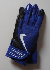 Nike Alpha Text Batting Gloves YOUTH Game Royal/Game Royal/Black/White Medium