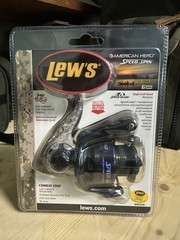 Lew’s American Hero Speed Spin AHC200C Spinning Reel 6 Bearings 6.2:1 Both Hands