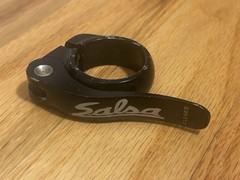 Salsa Flip Lock Quick Release QR Seat Seatpost Clamp Collar Binder 32mm BLACK