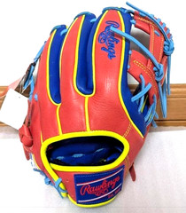 Rawlings Japan Glove HOH Heart of the Hide RHT 11.5 All Positions Royal/Scarlet