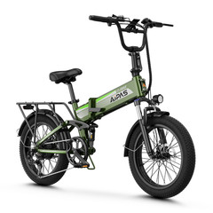 20» Fat Tire Electric Bike for Adult 1500W 48V 12.8Ah City Folding E-Bike