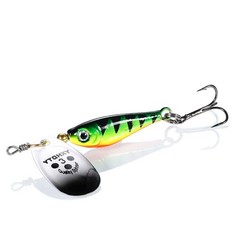 Metal Spinner Fishing Lure 11-20g Rotating Hard Bait for Carp Bass Pike 1PC