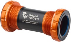 Wolf Tooth Bottom Bracket – English (BSA), 68/73mm, For 29mm Spindle, Orange