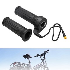 3 Pin Full Twist Throttle Ebike Left Right Hand Grip For Electric Mountain Bike
