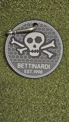 Bettinardi Golf Skull And Bones Putting Disc Bag Tag Limited Edition Black