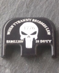 When Tyranny Becomes Rear Slide Cover, Magazine Plate & Combo Fits ALL Glock