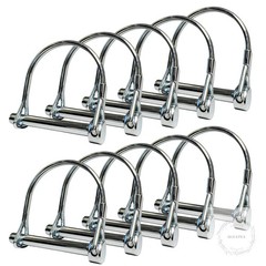 10 Pack Trailer Coupler Pin and Locking Pin, 2-1/8″x1/4″ Trailer Hitch Pin Heavy