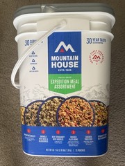 Mountain House Expedition Meal Assortment Bucket 30 Servings 5 Day Survival Kit