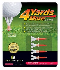 4 Yards More Golf Tees – Available 1 3/4″, 2 3/4″, 3 1/4″, 4″ and Variety Pack