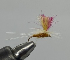 One Dozen (12) Hi-Vis Parachute Sulphur Dry Fly- Strike Fly Company