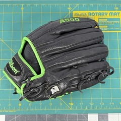Wilson A500 WTA05LB15SA115G 11.5″ LHT Youth Baseball Glove Black Green