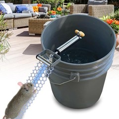 Reusable Humane Rolling Log Mouse Trap with 19″ Mesh Ramp for Mice Rats Rodents