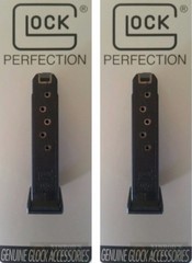 TWO GLOCK 42 G42 .380 ACP 6 Round MAGAZINES 42006 Factory NEW FAST SHIP