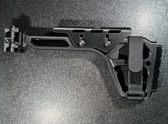 Carbon Fiber Airsoft Picatinny Stock With ADJUSTABLE Cheek Riser