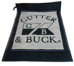 CUTTER & BUCK ANTIMICROBIAL COTTON GOLF TOWEL BY SIR CHRISTOPHER HATTON