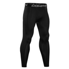 Men Compression Pants Thermal Tight Base Under Layer Workout Leggings Gym Sports