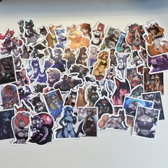 Sexy Anime Furry Stickers 10 Random Pieces