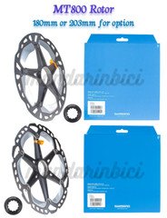 (180mm or 203mm) Shimano XT RT-MT800 Disc Brake Rotor Center with lock ring 1pc