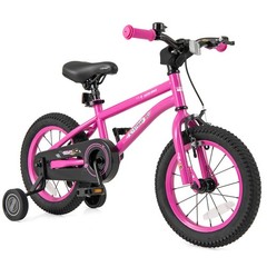 14-Inch Kid’s Bike for 3-5 Years Old w/ Adjustable Saddle & Anti-slip Handlebar