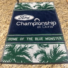 Doral Blue Monster Golf Towel Ford Championship Golf Town,Sir Christopher Hatton