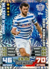 2014-2015 Match Attax Hat Trick Hero Card HH3 Charlie Austin-Queens Park Rangers