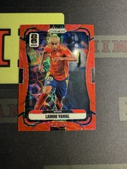 2026 Panini Prizm FIFA World Cup Spain Lamine Yamal Red Choice /85 Color Match
