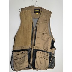 Cabelas Outdoor Gear XL Hunting Fishing Vest Camel Tan Vented Mesh Pockets Brown