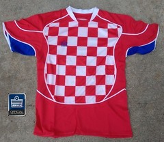 Croatia soccer jersey,Admiral, great for practice or games,new/tag,size youth L