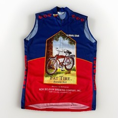 vintage Pearl Izumi New Belgium Fat Tire Sleeveless Jersey Men’s XL Made in USA